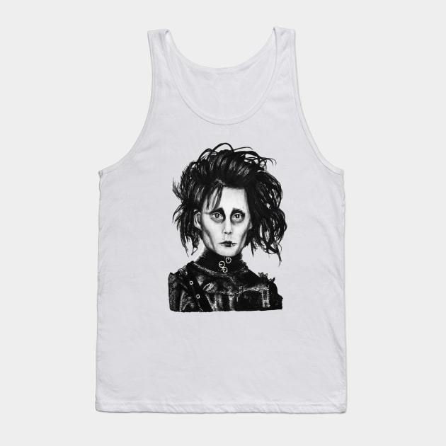 Edward Scissorhands Tank Top by Asgardarts